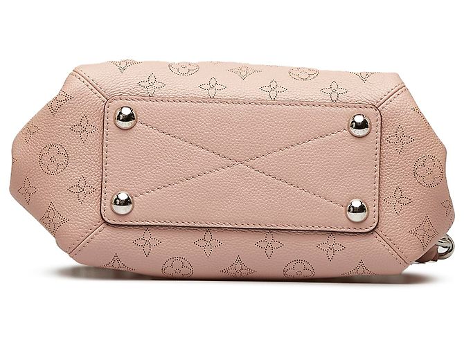Louis Vuitton monogramma rosa Mahina Babylone catena BB - vista 4
