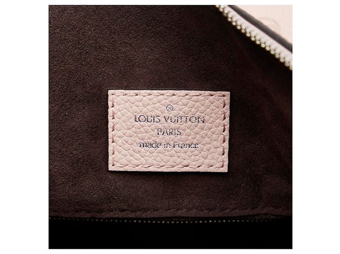 Louis Vuitton monogramma rosa Mahina Babylone catena BB - vista 6