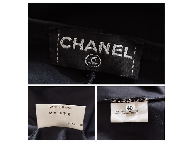 Bañador icónico de Chanel 1995 Negro - vista 9