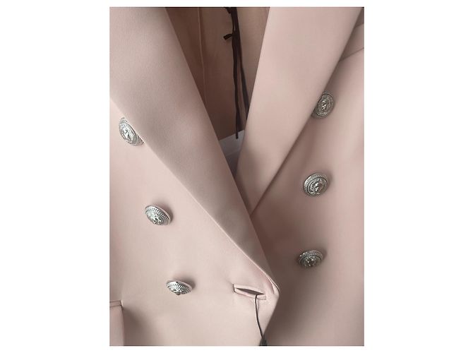 Balmain BLAZER IN LED FR44 Nuovo con etichette ROSA Carne - vista 3