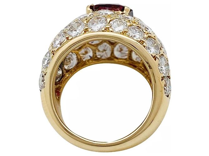 M. GERARD Anello in oro giallo con rubini e diamanti M.Gérard - vista 8