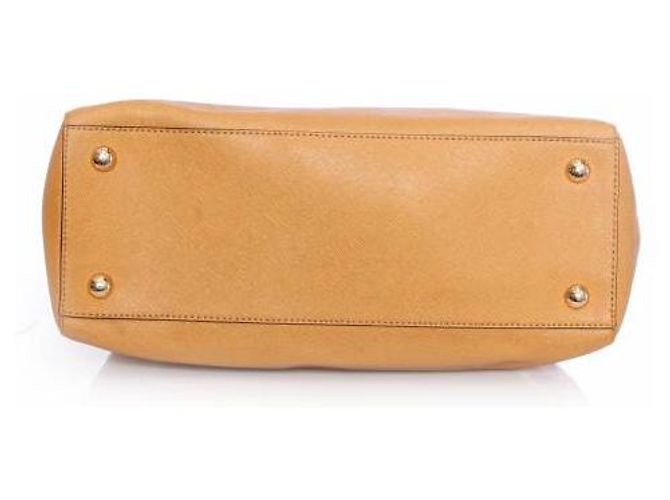Michael Kors, Borsa tote in pelle marrone - vista 5