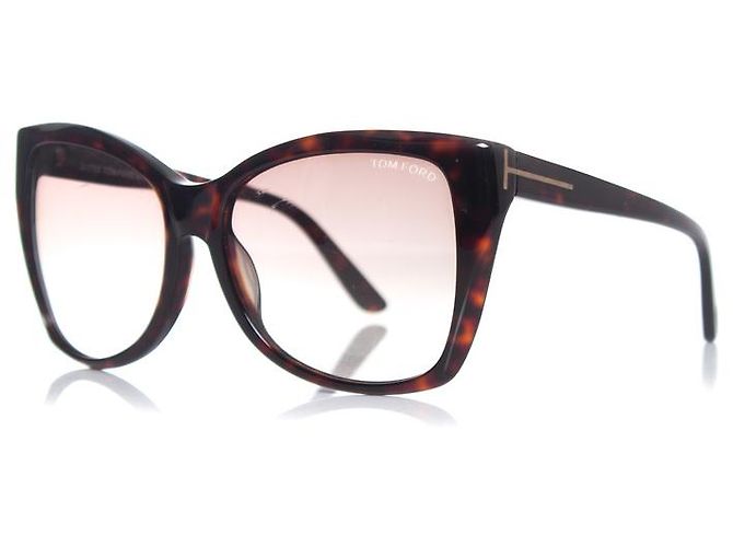 Tom Ford, Occhiali da sole Carli oversize marroni Marrone - vista 2