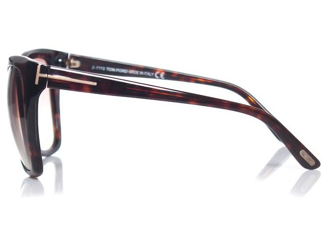 Tom Ford, Occhiali da sole Carli oversize marroni Marrone - vista 5