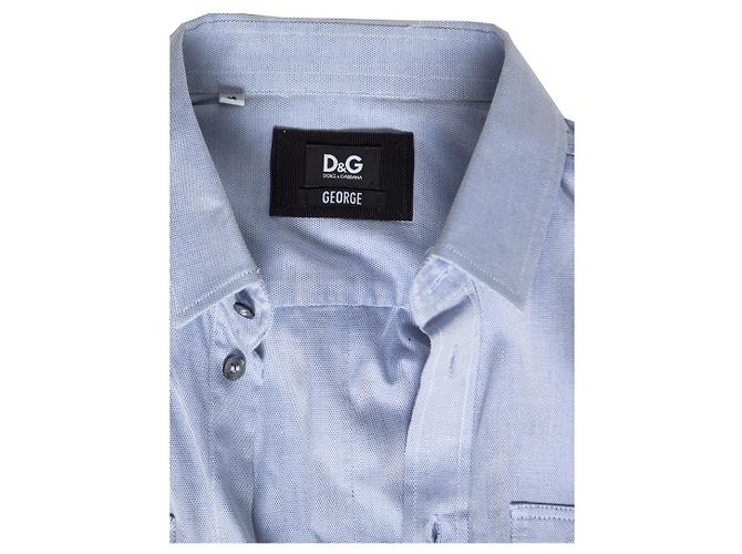 DOLCE & GABBANA, Camicia blu - vista 7