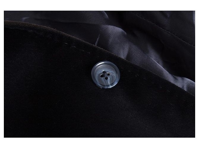 DOLCE & GABBANA, Abito in velluto blu - vista 8