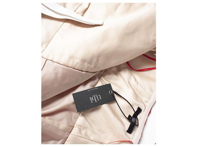 Tibi, Trägerloses Spitzenkleid in Orange. - Ansicht 5