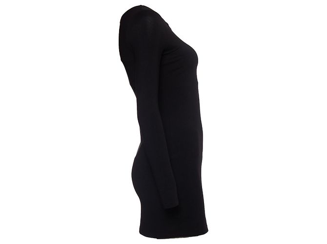 Autre Marque Susanna Monaco, Kleid mit offener Schulterpartie Schwarz - Ansicht 6