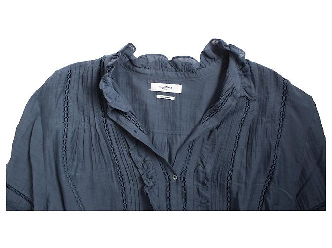 Isabel Marant Etoile, Rüschenbluse Blau - Ansicht 7