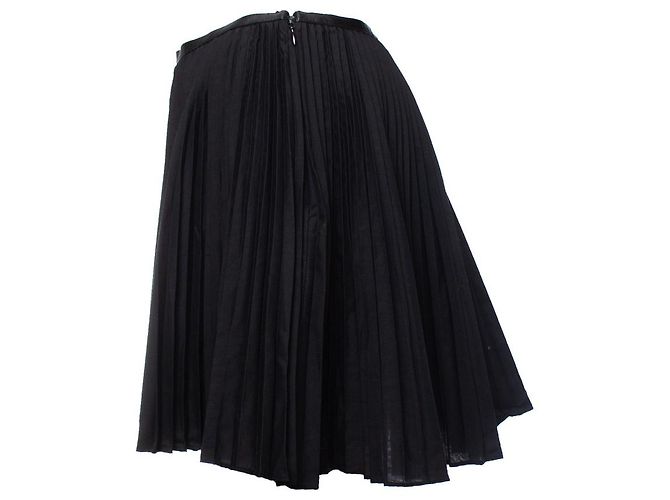 Autre Marque Sin título, falda plisada negra Negro - vista 4