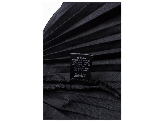 Autre Marque Sin título, falda plisada negra Negro - vista 5