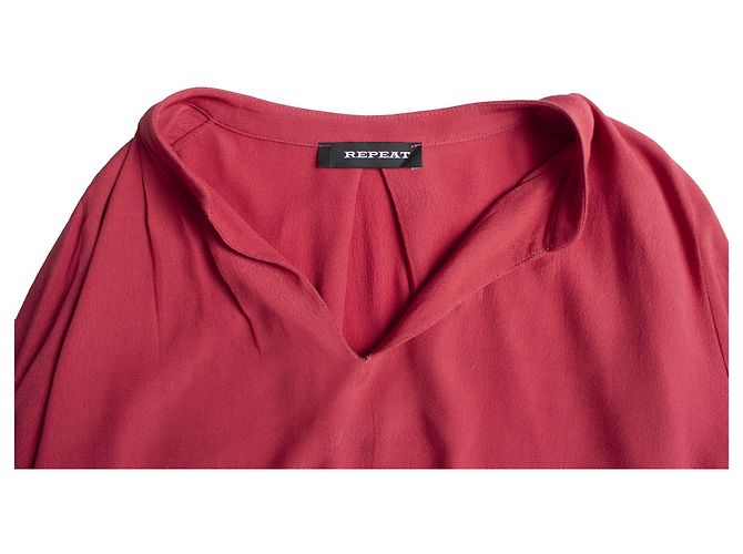 Autre Marque Repeat Camicetta rosa in viscosa - vista 5