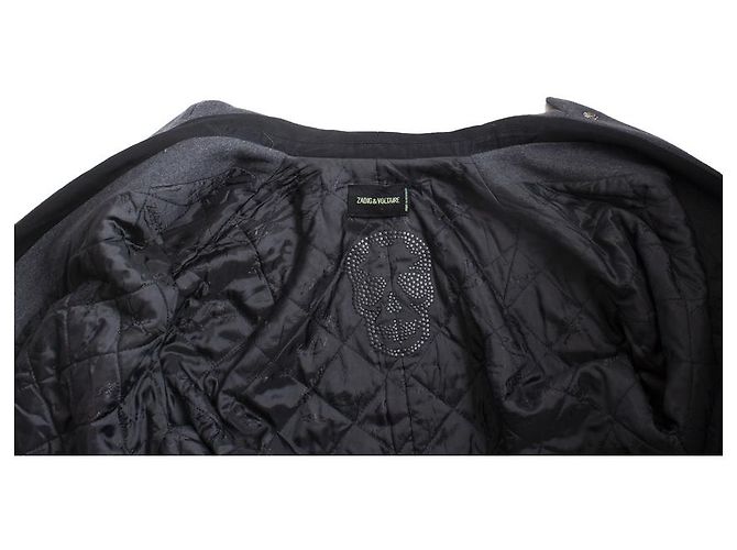 Zadig & Voltaire ZADIG Y VOLTAIRE, Abrigo blazer de lana gris - vista 7