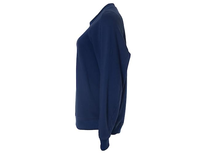 Acne Akne, Blauer Pullover mit Rundhalsausschnitt - Ansicht 2