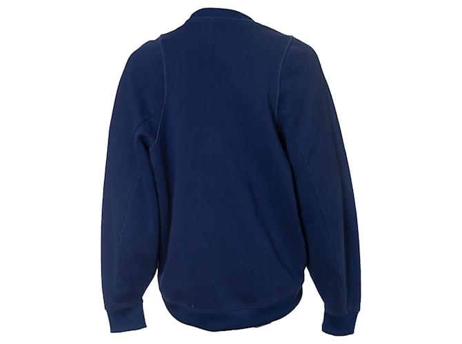 Acne Akne, Blauer Pullover mit Rundhalsausschnitt - Ansicht 3