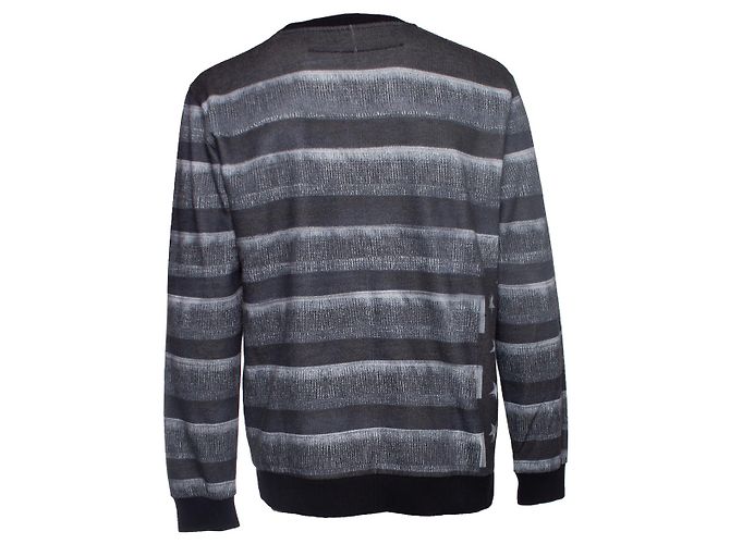 GIVENCHY, crewneck sweater with American flag Grey - view 2