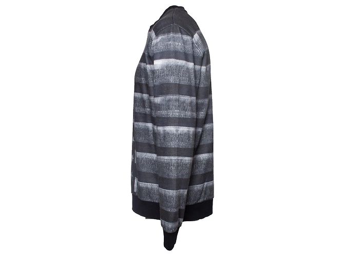 GIVENCHY, crewneck sweater with American flag Grey - view 4