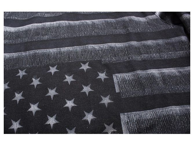GIVENCHY, crewneck sweater with American flag Grey - view 6