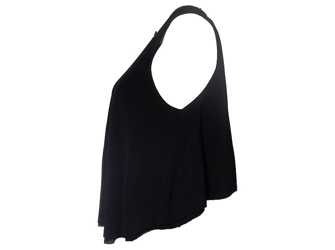 T By Alexander Wang T di Alexander Wang, canotta con dettagli in pelle Nero - vista 4
