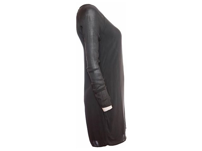Autre Marque James Perse, Dunkelgrau/grünes Kleid in Größe 0/XS. - Ansicht 2