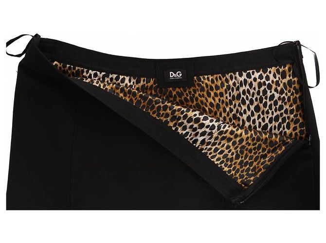 DOLCE & GABBANA, Gonna nera. Nero - vista 5