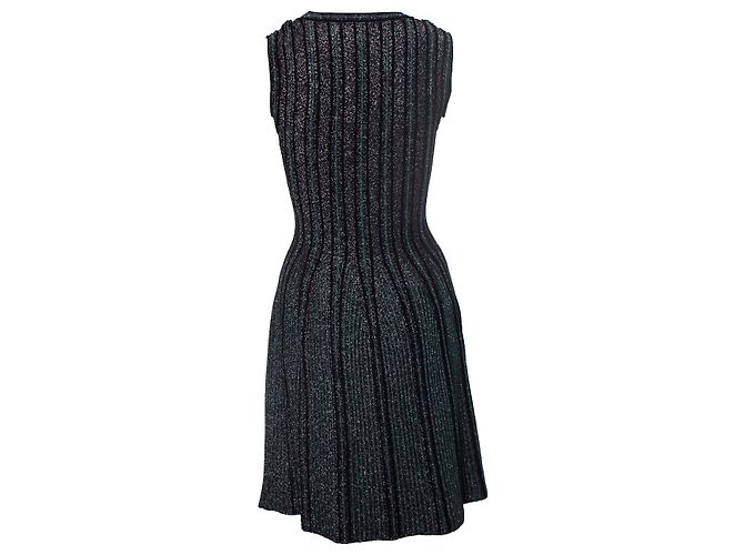 Missoni Lurex Kleid schwarz grün - Ansicht 2