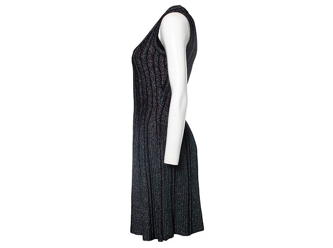 Missoni Lurex Kleid schwarz grün - Ansicht 3