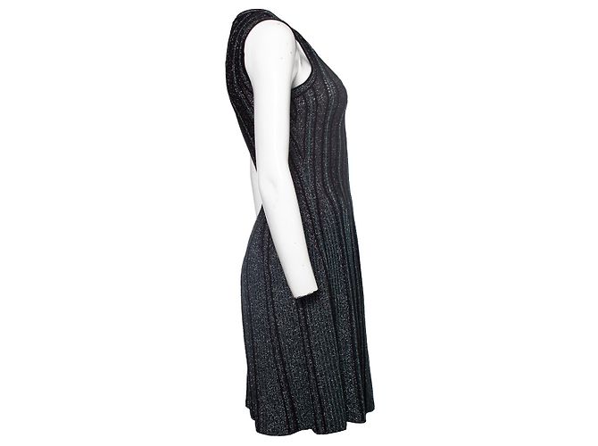 Missoni Lurex Kleid schwarz grün - Ansicht 4
