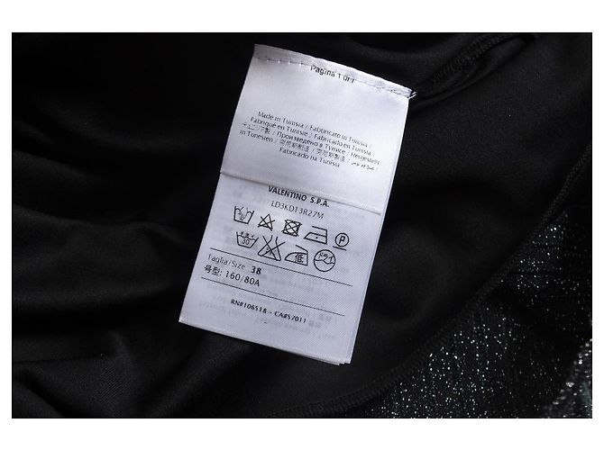 Missoni Lurex Kleid schwarz grün - Ansicht 6