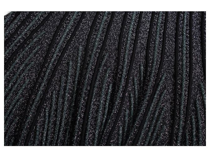 Missoni Lurex Kleid schwarz grün - Ansicht 7