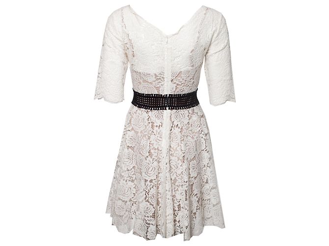 The Kooples DIE KOOPLES, Weißes Spitzenkleid - Ansicht 2
