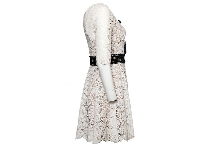 The Kooples DIE KOOPLES, Weißes Spitzenkleid - Ansicht 4