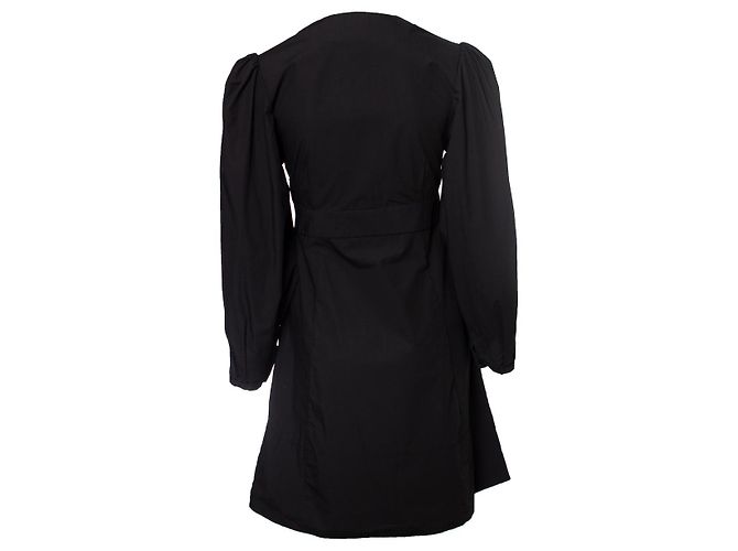 Autre Marque Los coyotes de París, vestido con mangas abullonadas Negro - vista 2