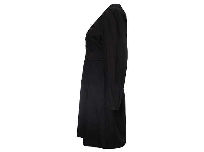 Autre Marque Los coyotes de París, vestido con mangas abullonadas Negro - vista 4