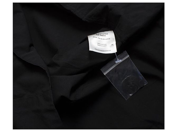 Autre Marque Los coyotes de París, vestido con mangas abullonadas Negro - vista 6