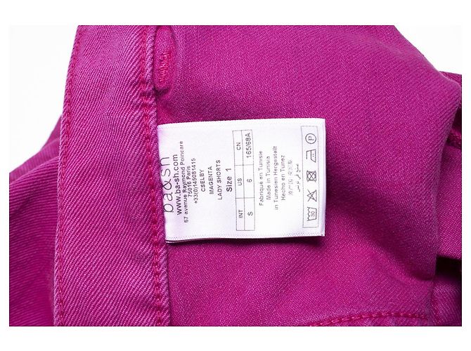 Autre Marque Ba&Sh, Fuchsiafarbene Jeansshorts Pink - Ansicht 5