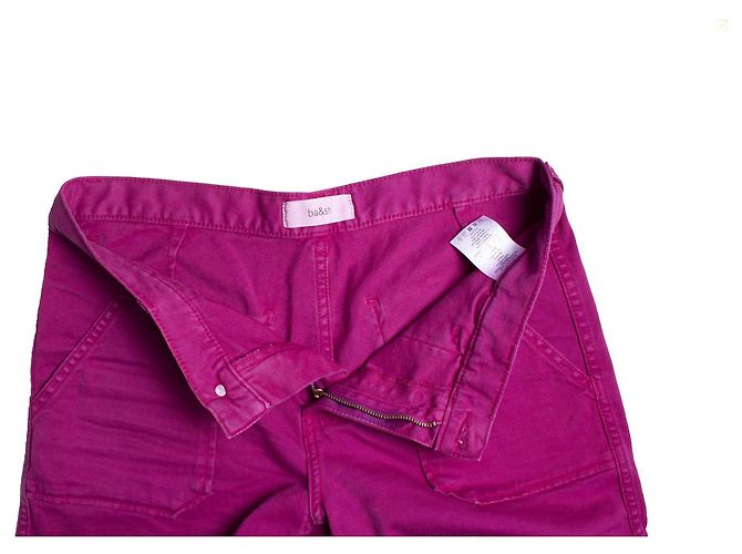 Autre Marque Ba&Sh, Fuchsiafarbene Jeansshorts Pink - Ansicht 6