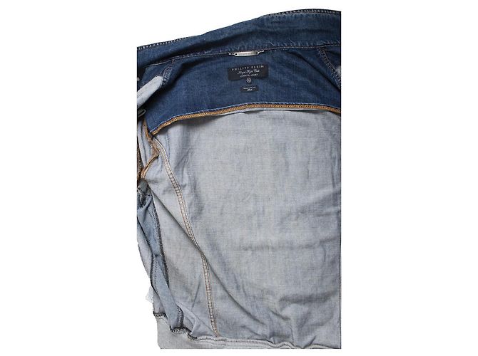 Dsquared2 Philipp Plein, 78ers Denim-Bomberjacke Blau - Ansicht 9