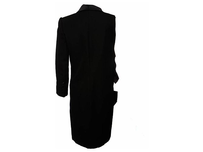 LANVIN, Schwarzes Blazerkleid mit einem Ärmel - Ansicht 4