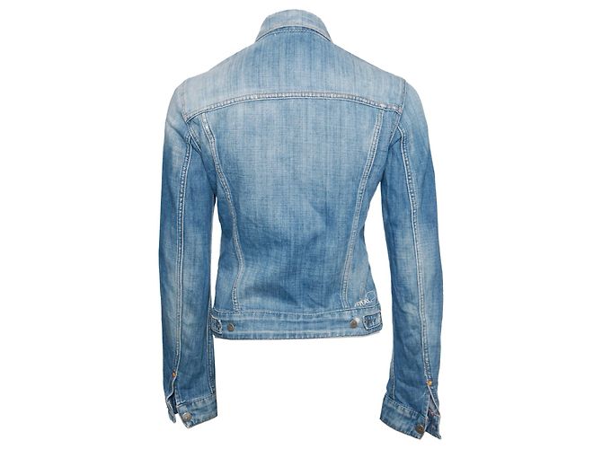 Autre Marque Wiederholung, Blaue Jeansjacke. - Ansicht 3
