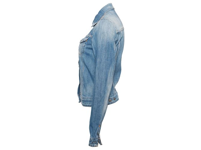 Autre Marque Wiederholung, Blaue Jeansjacke. - Ansicht 4