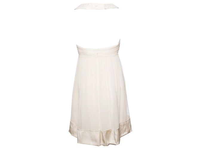 Autre Marque Jasmine Di Milo, Ecrufarbenes römisches Kleid in der Größe EU40 / l. - Ansicht 3