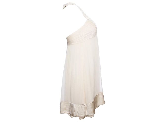 Autre Marque Jasmine Di Milo, Ecrufarbenes römisches Kleid in der Größe EU40 / l. - Ansicht 4
