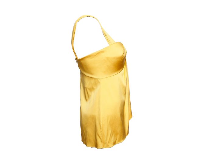 Autre Marque Jazmín Di Milo, Top de seda amarillo - vista 3
