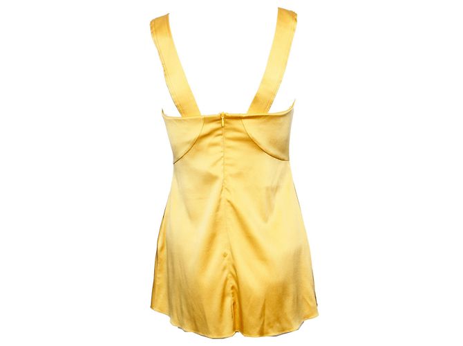 Autre Marque Jazmín Di Milo, Top de seda amarillo - vista 4