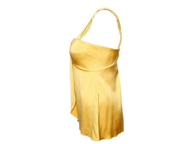 Autre Marque Jazmín Di Milo, Top de seda amarillo - vista 5