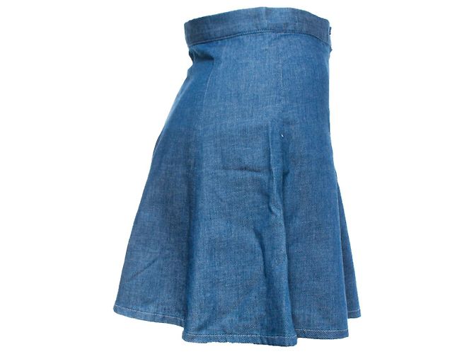 RAG & BONE, Gonna di jeans Blu - vista 3