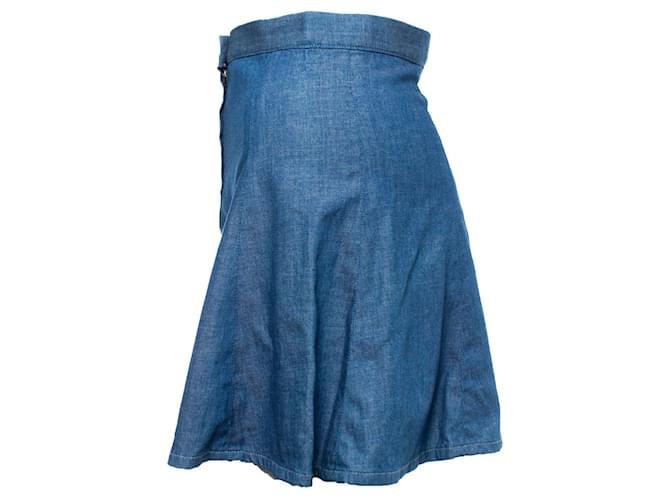 RAG & BONE, Gonna di jeans Blu - vista 4