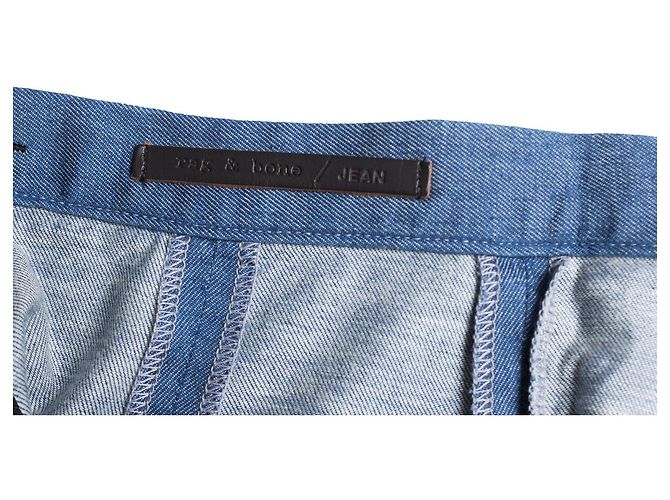 RAG & BONE, Gonna di jeans Blu - vista 6