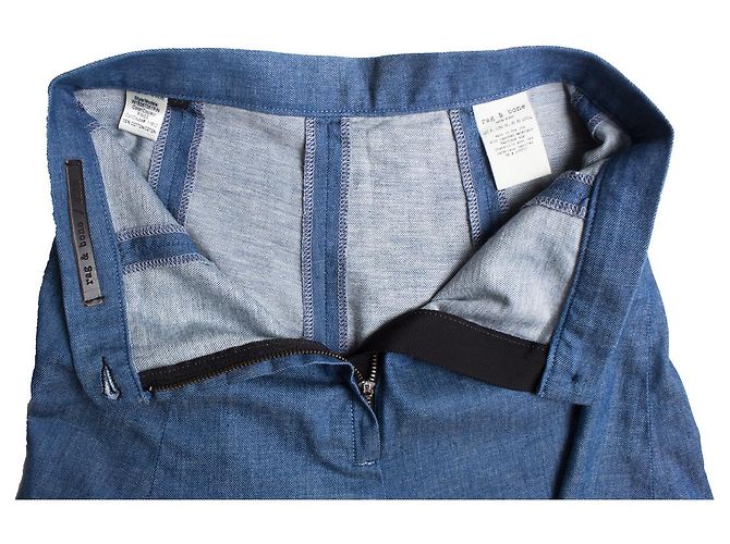 RAG & BONE, Gonna di jeans Blu - vista 7
